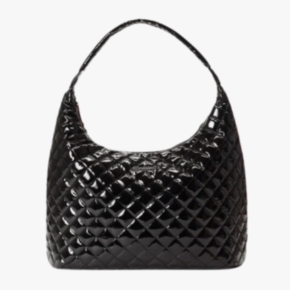 NWT - MZ Wallace Black Lacquer Shoulder Bag